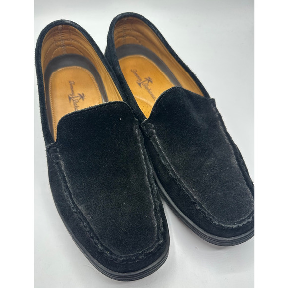 Tommy Bahama Loafers Men’s Size 10 BlackLeather Suede Slip-On Boat Shoes TB294 main image 5